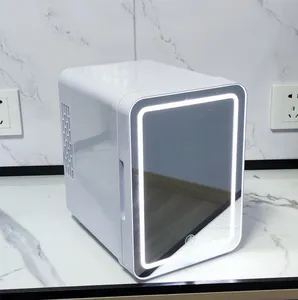 En ucuz 4L küçük SilkyBae kozmetik buzdolabı dijital ekran ev kmirror to buzdolabı ile Electriq güzellik makyaj buzdolabı ayna
