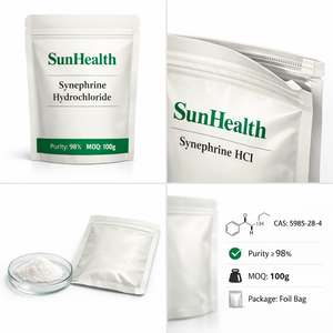 Clorhidrato de sinefrina 98% CAS 5985-28-4 Polvo de sinefrina - Product Image 2