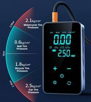 Pompe à air portable pour voitures, motos, vélos et scooters électriques, gonfleur de ballons avec batterie externe 6000mAh