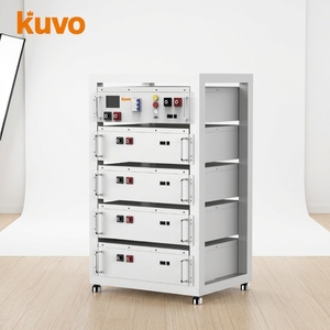 Paquete de Baterías de Litio de Alta Corriente de Descarga Serie KUVO HV PRO 20.4-51.2KWH con Comunicación CAN y Pantalla LCD 224V-560V - Product Image 1