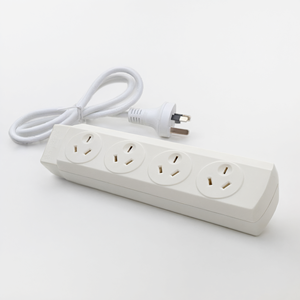 Regleta <span class=keywords><strong>de</strong></span> enchufes estándar australiana Mti-outlet <span class=keywords><strong>con</strong></span> protección contra <span class=keywords><strong>sobrecarga</strong></span>, cable <span class=keywords><strong>de</strong></span> extensión blanco. - Product Image 2
