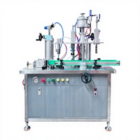 Machine de remplissage pneumatique semi-automatique à prix d'usine pour aérosols, pompes pour produits chimiques et cosmétiques, bouteilles/canettes métalliques haute précision 10-20