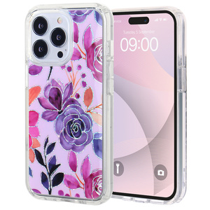Cool Patterns Luxury Magnetic TPU+PC Phone <b>Case</b> Wireless Charging Four Corner Shockproof Anti-Slip Armor Design Clear Hard <b>Case</b> - Product Image 2