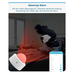 Zigbee Human Presence Sensor Millimeter Wave PIR Infrared Smart <b>Wireless</b> Body Detector For Home Automation - Product Image 3