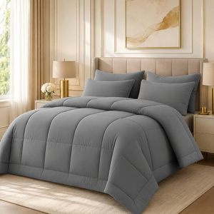 Piumino Matrimoniale Yintex 10.5 Tog per Notti Fredde <span class=keywords><strong>Invernali</strong></span>, Trapunta Spessa e Confortevole, Design per Tutte le Stagioni, Anallergico, Certificato Oeko-tex, Durevole per la Casa - Product Image 2