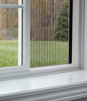 Ventana Corredera Exterior de Vidrio con Rotura de Puente Térmico, de Aleación de Aluminio Moderna, de Alta Calidad y Personalizada, para Cocina Comercial y Baño, Alemania
