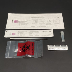 Kit di Campionamento DNA Monouso con Tampone Sterile in Nylon Floccato per Raccolta Orale - Product Image 3