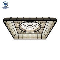 Cloches de plafond en verre trempé artistique décoratif fait main, durables et personnalisées Prima