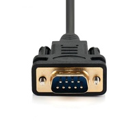 Kabel konsol Chip FTDI FT232RL sangat kompatibel PVC dilapisi USB ke RS232 DB9 Serial konverter untuk printer pemindai komputer