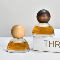 Flacon de Parfum Cône à Bouchon Boule 30 ML, Flacon Vaporisateur en Verre Portable à Baïonnette pour Parfum