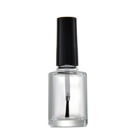 Flacon compte-gouttes en verre dépoli transparent ambré pour huiles essentielles 2ml-20ml, flacon de sérum avec bouchon applicateur, emballage cosmétique vide en vrac pour vernis à ongles