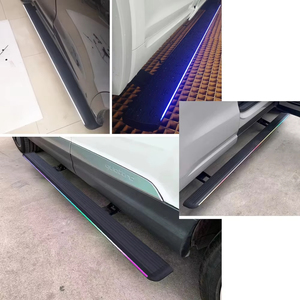 Marchepied électrique pour pick-up, marchepied <span class=keywords><strong>automatique</strong></span> à 3 supports en alliage d'aluminium, marchepied latéral avec éclairage LED, sans perçage, Ford Outlander - Product Image 5