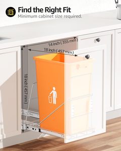 Étagère de rangement moderne pour poubelle <span class=keywords><strong>sous</strong></span> évier avec rails métalliques, glissières robustes pour rangement de cuisine, design multifonctionnel - Product Image 2