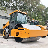 Compacteur vibrant hydraulique de 12 tonnes, moteur Cummins, modèle HXS12, faible coût d'entretien pour le compactage de l'asphalte et du sol