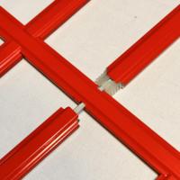 Barre de séparation décorative en aluminium, barres de sécurité en aluminium pour fenêtres, barre géorgienne pour vitrage isolant de fenêtres et portes