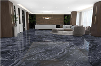 Carreaux de pierre 60*120, carreaux muraux en céramique MCM, dalles de granit, effet marbre moderne, pour sols de salle de bain et écoles, en porcelaine émaillée