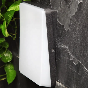 Lámpara <span class=keywords><strong>LED</strong></span> resistente al agua para exteriores, <span class=keywords><strong>aplique</strong></span> decorativo de pared negro para vestíbulo y jardín - Product Image 6