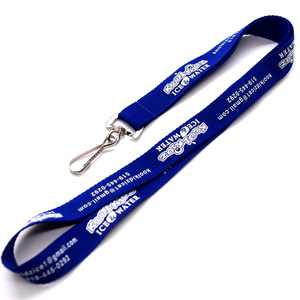 Bền phong cách lụa màn hình in Nylon dây buộc để giữ ID thẻ phím & công cụ nhỏ trong văn phòng trường học & cài đặt ngoài trời - Product Image 1