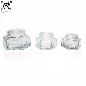 Pots hexagonaux en verre, 100 pièces, avec couvercles à vis en bois pour la <span class=keywords><strong>confiture</strong></span> au miel, crème cosmétique - Product Image 3