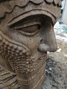 Estatua de Toro Asirio de Alta Calidad, Grande, Antigua, Religiosa, Artesanía Asiria, para Exteriores - Product Image 6