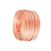 Câble plat tressé en cuivre nu de pureté 99,9 %, prix usine, connecteur flexible pour mise à la terre électrique