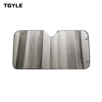 Pare-soleil automatique pliable pour pare-brise de voiture, double film argenté anti-UV, protection solaire pour voiture