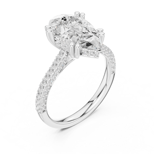 แหวนทองคำแท้ประดับเพชรเลี้ยงในห้องปฏิบัติการ รับรองโดย IGI คุณภาพเยี่ยม ระยิบระยับ หรูหรา สำหรับผู้หญิง เหมาะสำหรับโอกาสพิเศษ - Product Image 3