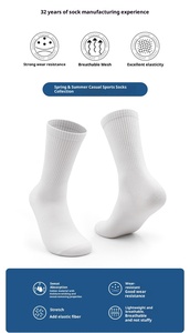 Calcetines Deportivos Casuales de Invierno de Alta Calidad, Transpirables, de Algodón Peinado, Absorbentes del Sudor, para Ciclismo en Carretera y Deportes al Aire Libre - Product Image 4