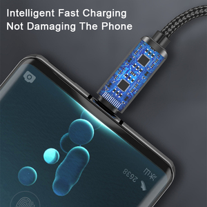 Câbles de données Moniteur numérique Affichage LED Câble de chargeur de téléphone <span class=keywords><strong>14</strong></span> 15 <span class=keywords><strong>Pro</strong></span> Câble de type C PD Charge rapide pour <span class=keywords><strong>Iphone</strong></span> 12 13 OEM 20W Nylon - Product Image 6