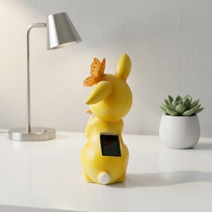 Lampe de nuit décorative en résine Fire Rabbit, animal lumineux dans le noir, style anime, peinte à <span class=keywords><strong>la</strong></span> main, cadeau d'affaires - Product Image 6