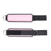 Réglable Néoprène Rembourré Nylon Gym Cheville Poignets Entraînement Soutien Fitness Cheville Sangles Boucle Personnalisé Protection Câble Machines