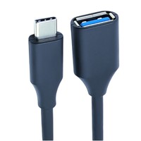 Cable Adaptador OTG de Tipo C a USB 3.0 de 20 cm |   Transferencia de Datos de 10 Gbps para Teléfono y Tableta |   Conectar la unidad flash al teclado