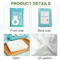 Serviette de voyage biodégradable jetable non tissée 70x140cm pour hôtel, plage, bain, gym, douche, pieds et cheveux