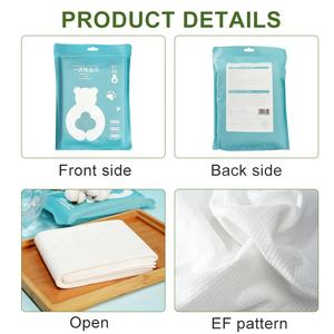 <span class=keywords><strong>Serviette</strong></span> de voyage biodégradable jetable non tissée 70x140cm pour hôtel, plage, bain, gym, douche, pieds et cheveux - Product Image 4