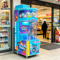Distributeur de capsules sphériques à monnayeur sur pied pour salle de jeux d'arcade