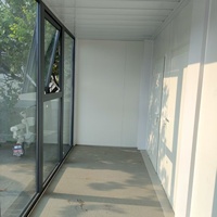 Maison Modulaire Préfabriquée Moderne à Deux Étages, Conteneur Isolé Anti-Ouragan, Mobile, pour Résidence, Chambre, Cuisine, Bureau, Centre Commercial