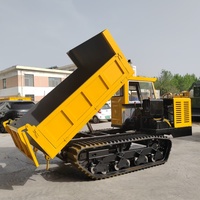 Niedriger Preis Hot Sale Mini Transporter Dump Mini Bulldozer All Terrain Mini Truck Crawler Bulldozer Kleine Crawler Bulldozer