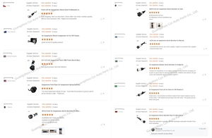 95B616039 Kits de réparation de <span class=keywords><strong>suspension</strong></span> pneumatique <span class=keywords><strong>Ballon</strong></span> de sac à soufflet avant pour Porsche Macan 2011-2018 - Product Image 6