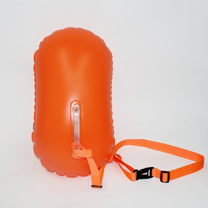 Venta caliente boya de natación de PVC flotador de seguridad en agua abierta bolsa de flotación inflable bolsa de secado de aire para nadadores para acampar senderismo - Product Image 4