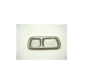 Bandeja de Servicio de Acero Inoxidable con Acabado Espejo, Resistente, Ecológica, Apta para Lavavajillas, Plato para Aperitivos, Postres, Hotel, Restaurante - Product Image 1