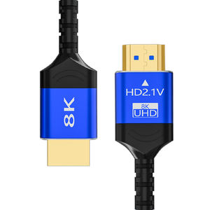 Fabricants de câbles hdmi câble hdmi 2.1 8k plaqué or 8k 60hz <span class=keywords><strong>4k</strong></span> <span class=keywords><strong>120hz</strong></span> câble hdmi personnalisé 1m 1.5m 2m 3m 5m pour télévision mobile - Product Image 2