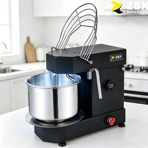 ZBX HM-5TD 750W Prix usine 5L 2Kg Pétrin mélangeur à spirale à tête inclinable pour usage domestique, pour pain et pizza HM-5TD - Product Image 4