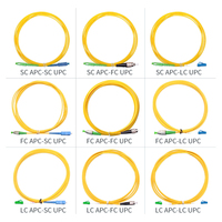 Kabel Patch Fiber Optik Single Mode 9/125 LC/Sc/FC/St/LSZH PVC Simplex 2.0mm 3.0mm APC Upc