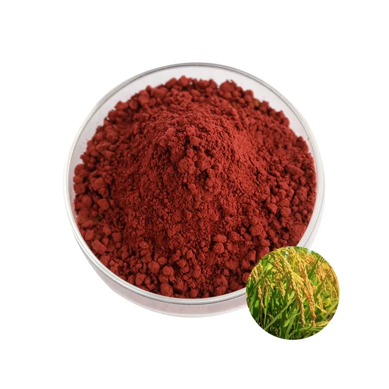 100% natural red yeast rice factory low price direct selling red yeast rice extract