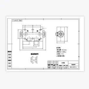 Valvulas Gemels Hydraulic VRDL-G3/8-FL-L H=64MM Double Pilot Check Valve For Machinery Tools