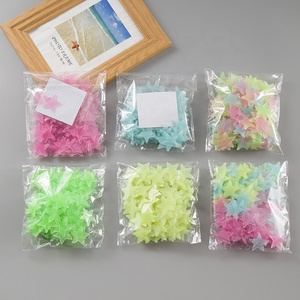 100 Pezzi Stelle Luminose Adesive Fluorescenti in Plastica <span class=keywords><strong>per</strong></span> Decorazioni Murali, Soffitto, Camerette Bambini e Neonati - Product Image 5