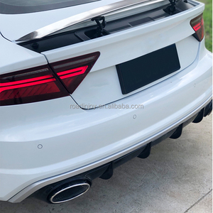 Lame de pare-choc arrière avec tube de direction noir, accessoire de voiture, <span class=keywords><strong>audi</strong></span> a7, 2016 <span class=keywords><strong>2018</strong></span>, 2016, 2017, qualité supérieure, <span class=keywords><strong>2018</strong></span> - Product Image 3