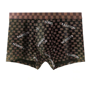 <span class=keywords><strong>Boxer</strong></span> da <span class=keywords><strong>uomo</strong></span> a vita media con stampa traspirante di grandi dimensioni in 95% modale in poliestere e 5% Spandex - Product Image 3