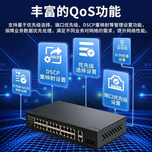 Gigabit Managed Poe <b>Switch</b> 4 6 8 10 12 Sfp Ports Web Management Educational <b>Network</b> Use - Product Image 4