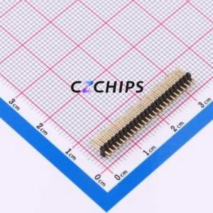 X1321WV-2x25J-C40D18 Pin Header Through hole Component (THT),P=1.27mm Connector 2x25P 1.27mm 1.27mm Pin Header - Product Image 2